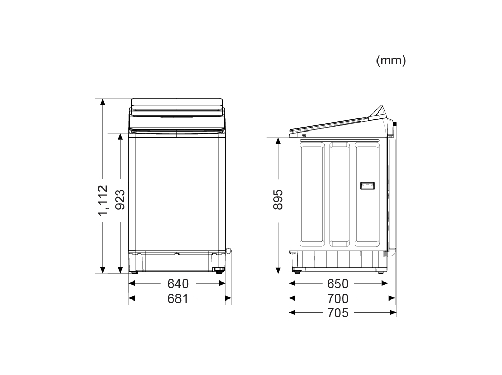 Máy giặt Panasonic Inverter 12.5kg NA-FD125V4BV